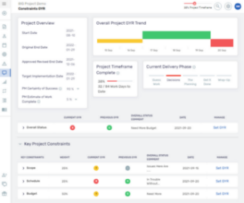 Traxidy Project Manager App Project Constraints GYR