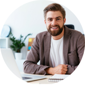 Man at Desk